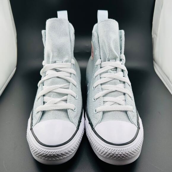 Converse Chuck Taylor All Star EVA Lift Platform Prism Glitter High-Top Sz 6 - Picture 2 of 7